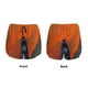 thumbnail image 3 of Balery Orange Net Fishing Boat Pantalones cortos deportivos para mujer con forro y dos bolsillos, elásticos, para entrenamiento, gimnasio, yoga-XX-Large, 3 of 7