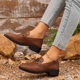 thumbnail image 3 of JUSLIO Boots for Women,Booties Fashion Casual Round Toe Comfort Solid Color Low Heels Plus Size Boots, 3 of 9