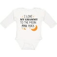 thumbnail image 3 of Inktastic I Love My Grammy to the Moon and Back Boys or Girls Long Sleeve Baby Bodysuit, 3 of 5
