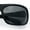 Matte Black - Black, variant on Polarized Mens Rectangle Wrap Classic Biker Style Sport Plastic Sunglasses Matte Black - Black