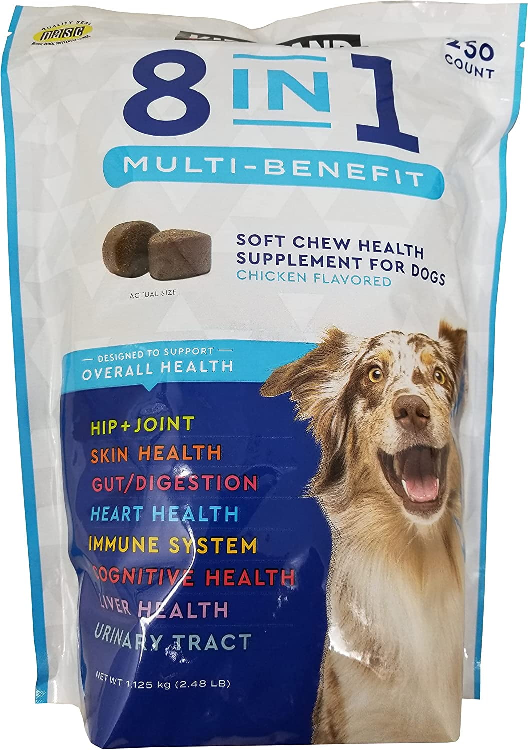 Kirkland Signature 8 in 1 Multi Benefit Soft Chew Health Supplement for