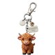 thumbnail image 2 of Highlands Bull Month Keychain Remind You Of The Power Of Silences Every Day, 2 of 7