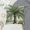 thumbnail image 2 of Jiayy  Tropical Palm Tree Throw Pillow Covers Vintage Green Leaf Decorative Pillow Cases Cushion Covers for Sofa Couch Indoors&amp;Outdoors Decor, 2 of 5