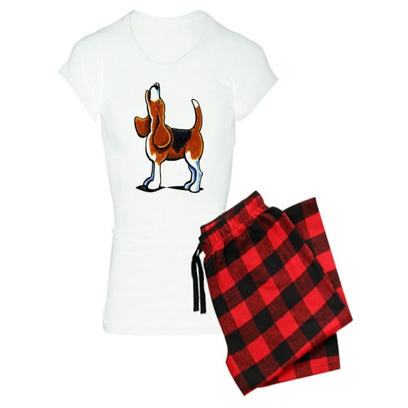 CafePress - Tricolor Beagle Bay Pajamas - Women's Light Pajamas