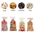 thumbnail image 5 of 100 PCS Christmas Cellophane Treat Bags with Tie, Plastic Christmas Bags for Candy Goody Cookie Gift Wrap Xmas Pouches Winter Holiday Party Favors Supplies Decorations, 5 of 5