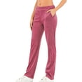 thumbnail image 6 of SAYFUT Women Velvet Velour Joggers - Solid Basic Premium Soft Stretch Warm Winter Sweatpants Velour Track Pants, 6 of 6