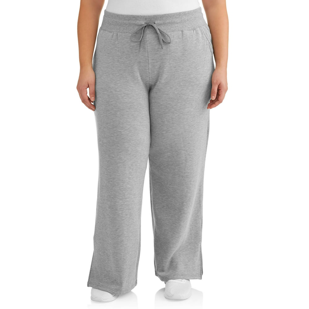 Athletic Works - Athletic Works Women's Plus Size Fleece Lined Wide Leg ...