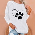 thumbnail image 2 of VBARHMQRT Sweat à Capuche Zippé pour Femmes Pull Col Rond Manches Longues Léger Décontracté, 2 of 4