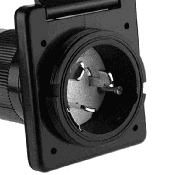 50 AMP Twist Lock RV Shore Power Inlet 125V/250V,RV Shore Power Inlet