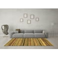 thumbnail image 3 of Ahgly Company Indoor Rectangle Abstract Brown Modern Area Rugs, 8' x 12', 3 of 4