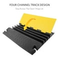 thumbnail image 2 of Pyle Cable Safety Protector Cover Ramp/Track, Flip-Open Access Lid, 4 Channels, (PCBLCO108), 2 of 14