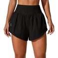 thumbnail image 3 of High Rise Women Exercise Shorts Double Layer Athletic Running Shorts with Inner Short for Gym Practice and Warm Weather, 3 of 10