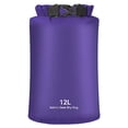 thumbnail image 1 of Sac Sec de Natation Imperméable 70d Polyester Vêtements Résistant à l'Eau Sac de Rangement Extérieur pour Sports Course Randonnée Violet/12l, 1 of 9