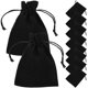thumbnail image 4 of Small Drawstring Pouch For Jewelry Holding DIY Projects Lightweight Black 10Pcs, 4 of 5