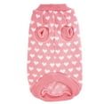 thumbnail image 1 of Kcodviy Cat Pet Sweater Cute Pet Sweaters for Small Dogs Heart Pattern Dog Clothes Dog Clothes Bulk Pet Supplies, 1 of 7