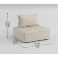 thumbnail image 2 of Zipper - Paired Accessories - Modular Armless Chair - Family Gathering Spot - Customizable Setup, 2 of 5