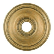 Livex Lighting Ceiling Medallion in Aged Brass Antique Gold Leaf