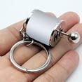 thumbnail image 4 of Metal shifter pendant for car, creative keychain-Silver, 4 of 5