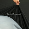 thumbnail image 3 of Black Mattress Protector Waterproof Bed Cover Queen Size Mattress Pad Cover 12'' Deep Pocket Fitted Sheet, 3 of 7