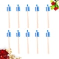 thumbnail image 4 of 10 cepillos de limpieza de triple cara para máquina de leche de soja, mango de plástico, para exprimidor y procesador de alimentos (azules), 4 of 6