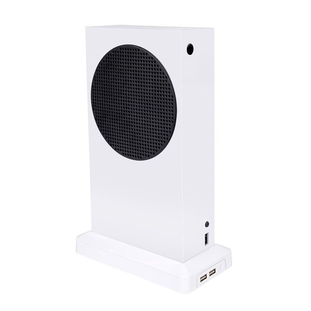 2 USB Ports Cooling Fan Stand For Xbox Series S USB External Cooler Dual High Speed Console Cooler Fan Base With LED Indicator