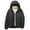 Black Coat for Women, variant on Women’s hooded lightweight quilted cropped jacket with soft lining warm practical for daily outings spring autumn White XL