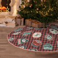 thumbnail image 5 of Disketp Mountain Adventure Badges Christmas Tree Skirt, Christmas Tree Decorations, Christmas Decor, Tree Mat Decoration(30-48IN)-48", 5 of 6