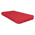 thumbnail image 1 of AJD Home Simple Mousse Matelas Simple 6 Pouces Matelas au Sol 75 "x 39" Rouge, 1 of 6