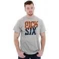 thumbnail image 4 of Pick Six Football Touchdown Score Men's Big & Tall Crewneck Graphic Tee Brisco Brands 4X, 4 of 5