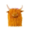 thumbnail image 4 of Vaca de las Tierras Altas de Peluche, Juguete de Vaca Peluda, Exhibición de Arte Moderno Creativo, Ganado de las Tierras Altas Amarillo, 4 of 9