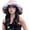 Xinm001-pink, variant on Women Summer Sun Hat Wide Brim Wired Edge Floral Beach Bucket Hats Reversible Foldable Travel UV Protection Lady Hat