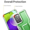 thumbnail image 6 of FITO For Samsung Galaxy A52 Case, Phone Case with Screen Protector and Kickstand (Green), 6 of 7