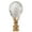 Large - Pack of 1, variant on Royal Designs, Inc. Medium Center Cut Design Lamp Finial, F-2022M-PB-1, Polished Brass, Single