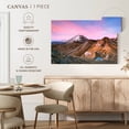 thumbnail image 5 of Elephant Stock Tongariro Mountainscape Wall Art - Horizontal Canvas Wall Art - Living Room Wall Decor - Places Canvas - Gray And Pink Decor By Matteo Colombo - 12" x 8", 5 of 8