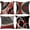 Abstract B, variant on Boho Lumbar Pillow Covers Set of 2 12x20 Inch Burgundy Red Carpet Pattern Decorative Throw Pillows in Linen Ethnic Design for Bohemian Farmhouse Cushion Sofa Couch Outdoor Decor Unique Ethnic Charm