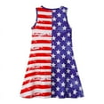 thumbnail image 6 of Benylion Girls 4th of July Dresses Independence Day Dresses American Flag Sleeveless Patriotic Dresses for 7-8 Years, 6 of 6