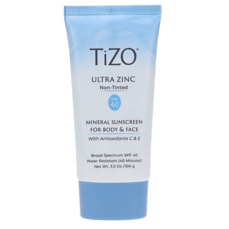 Tizo Age Defying Fusion NON TINTED Ultra Zinc Body Face Sunscreen SPF 40 ~ 3.5oz