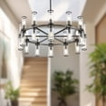 thumbnail image 6 of CH309024UBCG-Kuzco Lighting-Revolve - 24 Light Chandelier-Urban Bronze Finish, 6 of 7
