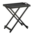 thumbnail image 1 of Folding Tray Table With Black Finish, 1 of 6