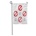 thumbnail image 1 of JSDART Brosse de Collection d'Interdiction Simple Dessin Rouge Réaliste Bannir les Symboles Drapeau de Jardin Décoratif Drapeau Maison Bannière 28x40 Pouces, 1 of 2