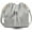Grey, variant on Womens Mini Bucket Bag Leather Drawstring Handbag Tassel Shoulder Purse Retro Crossbody Wallet with Adjustable Straps