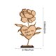 thumbnail image 3 of Decoración de la mesa familiar de figuras de madera, adorno artesanal para comedor, regalo personalizado para el Día de la Madre, escultura de madera maciza natural para guardar en recuerdo, 3 of 6