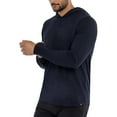 thumbnail image 3 of X RAY JEANS Mens Long Sleeve Hooded T-Shirt, Navy, L, 3 of 6