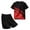 Red, variant on CHUMUD Gym Clothes Workout Shorts and Short Sleeve T Shirts for Men Running Dry Fit Athletic Outfits Sets (Avail in Big & Tall)