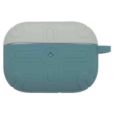 Apple Airpods Pro Case Soft Silicon Full-Body Protective Case Cover Compatible with Apple Airpods Front LED Visible - Fruity (Blue + White)