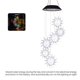 thumbnail image 3 of 600Mah Carillón De Viento Solar Con Luz Colorida Lámpara De Campanas De Viento Led Decorativas Campanas De Viento Led Decoración De Jardín Para Habitaciones Pasillos Pasarelas Patios Monstrate HA019468-00, 3 of 7