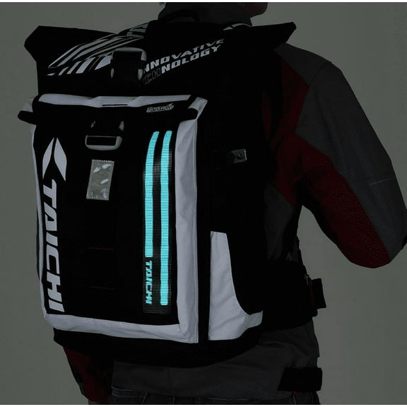 Motorcycle waterproof motorcycle bag travel backpack LED,15 inches