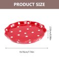 thumbnail image 4 of Household Dessert Plate Ceramic Breakfast Plate Decorative Food Dish Fruits Salad Plate, 4 of 9