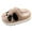 B-Brown, variant on Toddler Girls Boys Cute Slippers Memory Foam Fuzzy Plush Slip on Slides Fleece Lined Winter Warm House Shoes