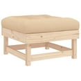 thumbnail image 6 of vidaXL Patio Furniture Set with Cushions Outdoor Lounge Set 8 Piece Solid Wood, 6 of 8